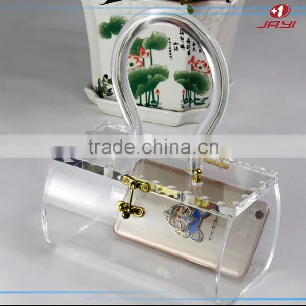 Factory Supply Custom OEM Fashionable Ladies Acrylic Bag Clutch/Custom Print Clutch Bag photo-2