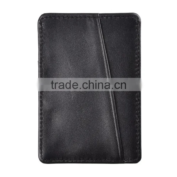 Slim Leather 6-slot Credit Card Holder Card Sleeve Wallet for Business photo-6