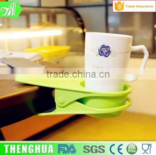 Custom Logo Plastic Table Cup Holder Coffee Drinklip Cup Holder Cilp photo-5
