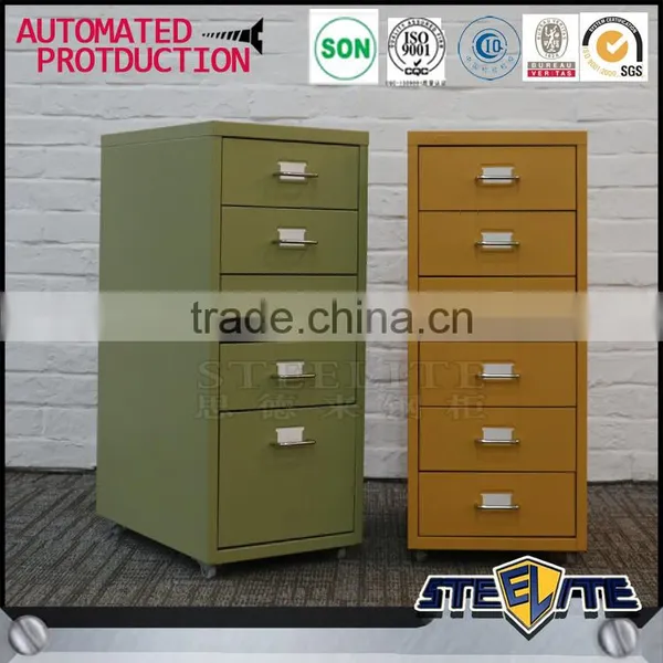 Knock Down Furniture Colorful IK Free Standing Storage Dresser With 5 Drawer photo-2