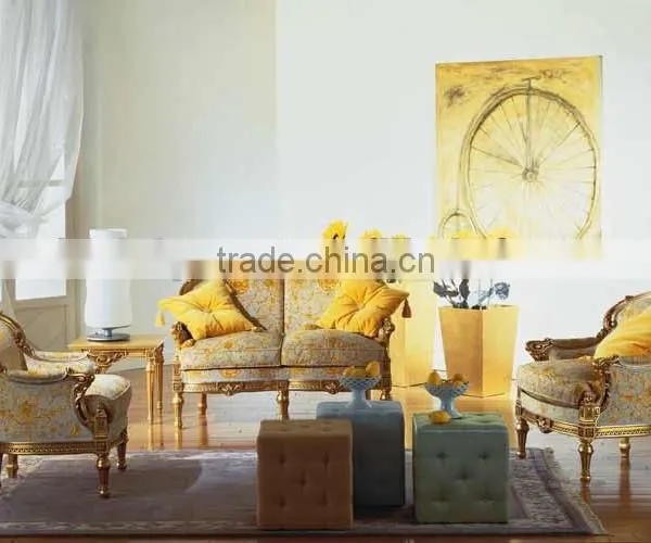 Luxurious Elegant Rococo Designed Carving White and Golden Tufted Crown Bed With Nightstand and Dressing Table BF12-05254f photo-3
