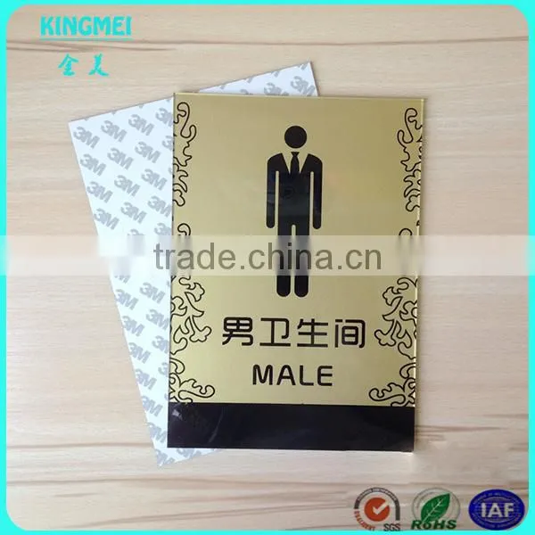 Wall Mount Acrylic Sign Toilet Sign Holder photo-2