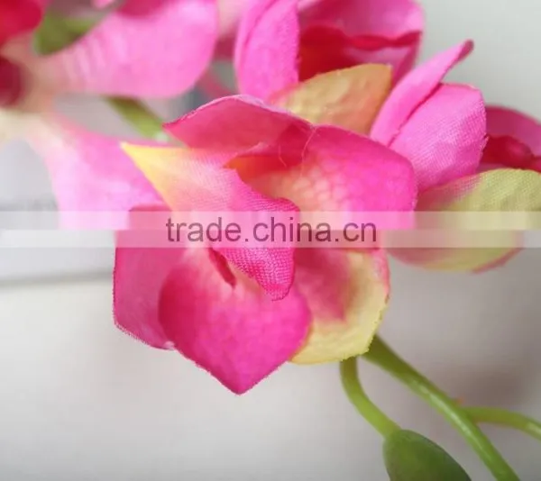 Single Blooming Orchid Artificial Orchid Flower Decorative Orchid Flowers Manufacturer photo-5