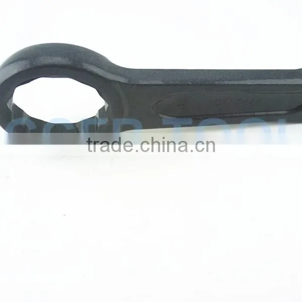 100mm DIN7444 Ring Slogging Spanner (10~185mm) 45# Carbon Steel 40Cr Hammer Striking Box Wrench photo-4