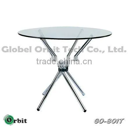 Modern Design Stainless Steel Glass Dining Table photo-4