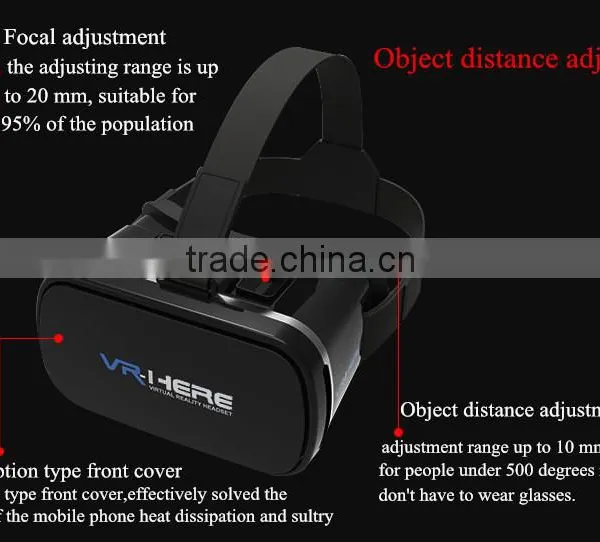 New VR Glasses Here Virtual Reality Goggles Mirror Mobile Phone 3 d Glasses Vrbox Storm Helmet photo-6