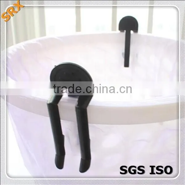 DIY Utility 2Pcs Garbage Can Waste Bin Trash Can Bag Clip Holder photo-3