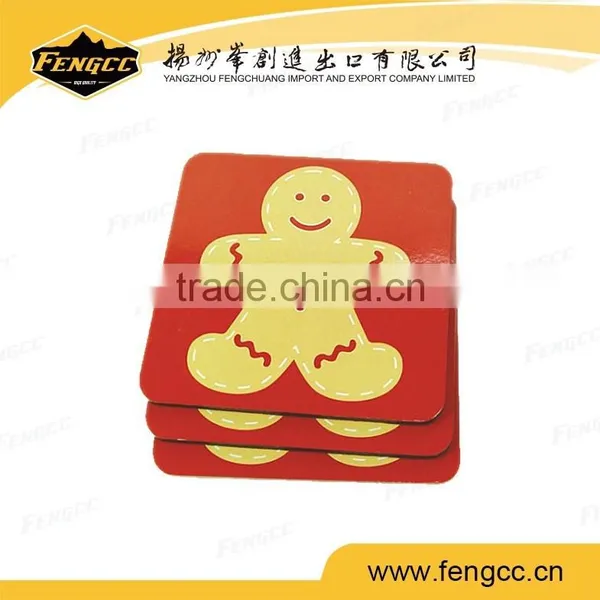 Promotional Custom Print Wood Mat With Metal Clip photo-4
