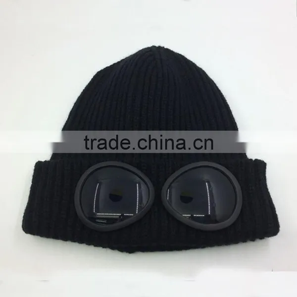 New Style 100% Acrylic Goggle Beanies Cheap Price photo-2