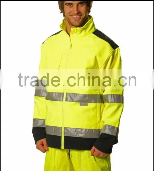 2016 OEM 88% Cotton/ 12% High Tenacity Nylon 238gsm Fire Retardent High Vis Shirt 3M Reflective Tape photo-6