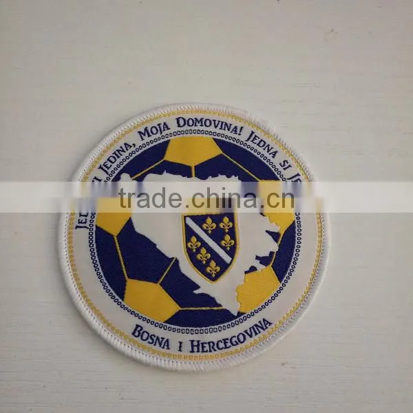 Wholesale Factory Cheap Woven Name Patch Embroidery Patch With Merrow Border photo-5