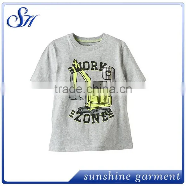 100% Cotton Wholesale Yellow Kids T-shirts photo-2