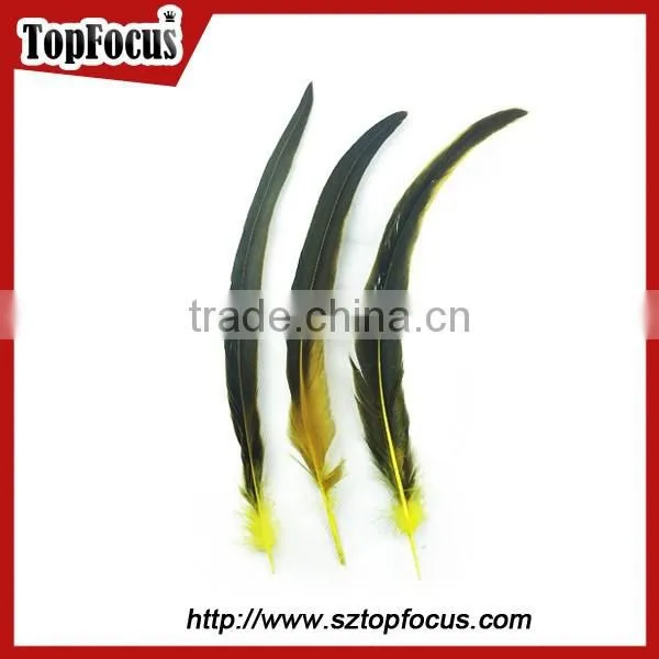 Lower Prices Artificial Dyed Rooster Coque Tail Wholesale Feathers Types photo-2