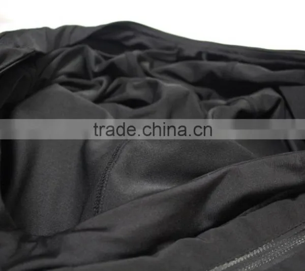 NEW CUSTOM DESIGN PLAIN BLACK MMA SHORTS WITH WATERPROOF ZEPPERS photo-6