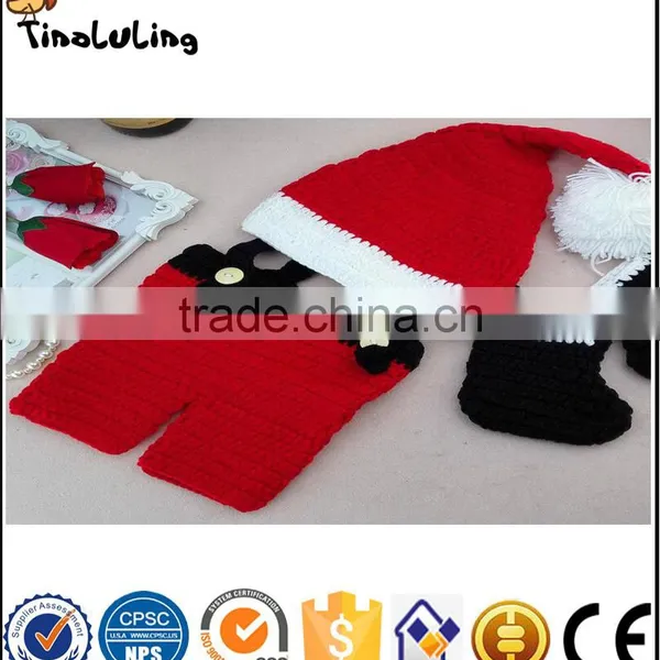 NPT84 Tinaluling Woolen Baby Photography Prop Christmas Photo Props for Newborn photo-2