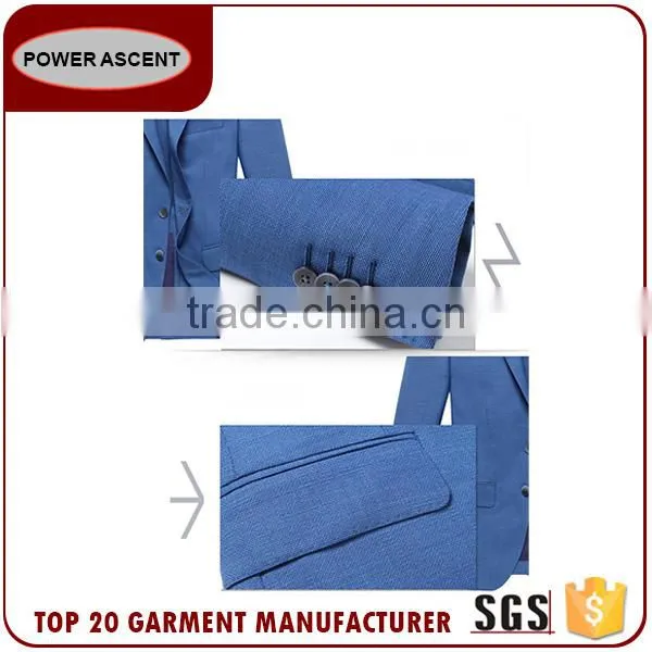 Fashion Female Skin Suit Coat Pant Men Suit For Summer photo-3