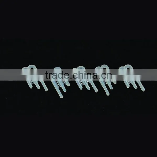 High Quality 3.75*1.7*0.35cm Clear Colored Plastic Shirt Clip for Garment Packing photo-2