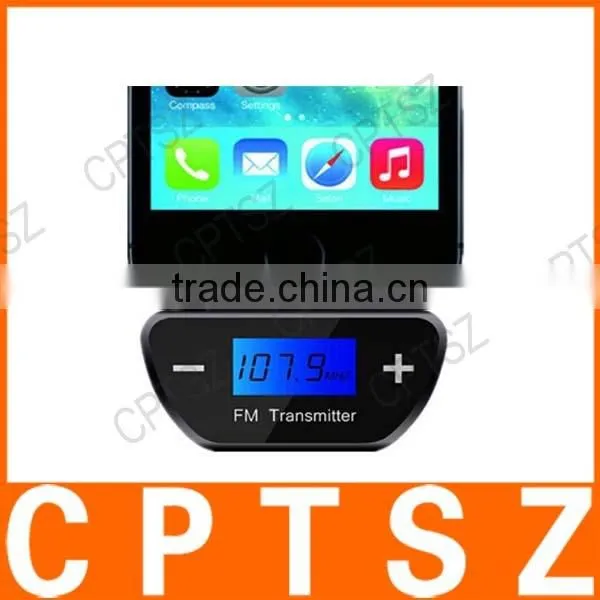 Hands-free Talking for Smart Phones Mini FM Transmitter With LCD-Display photo-2