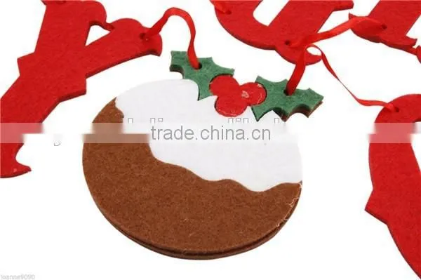 1.2 Meter Felt Merry Christmas XMAS Bunting Garland Party Home Decoration Gift photo-4