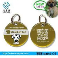 Dog Tag With Key Ring