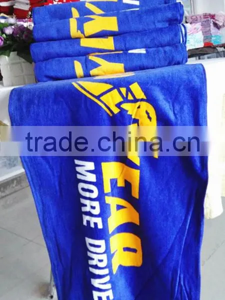 China Supplier Stock Egyptian Cotton Custom Beach Towel