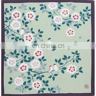 High-quality Wholesale 100% Polyester Wrapping Cloth Furoshiki Japanese Packaging Cloth