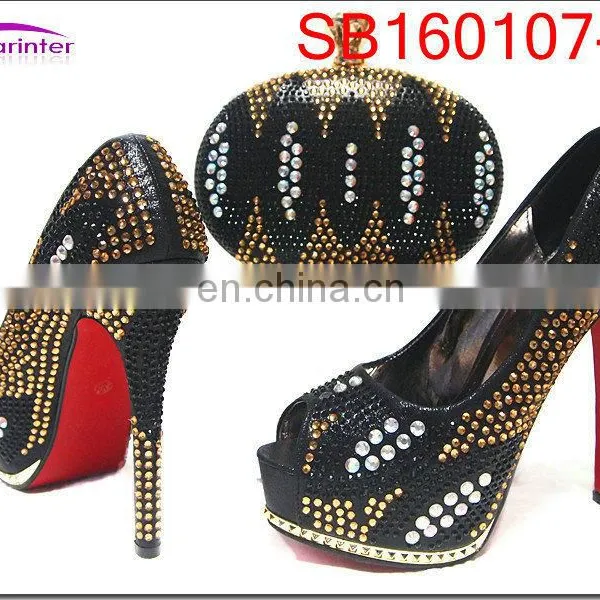 Italian Shoes and Bag Set SB160107 photo-4