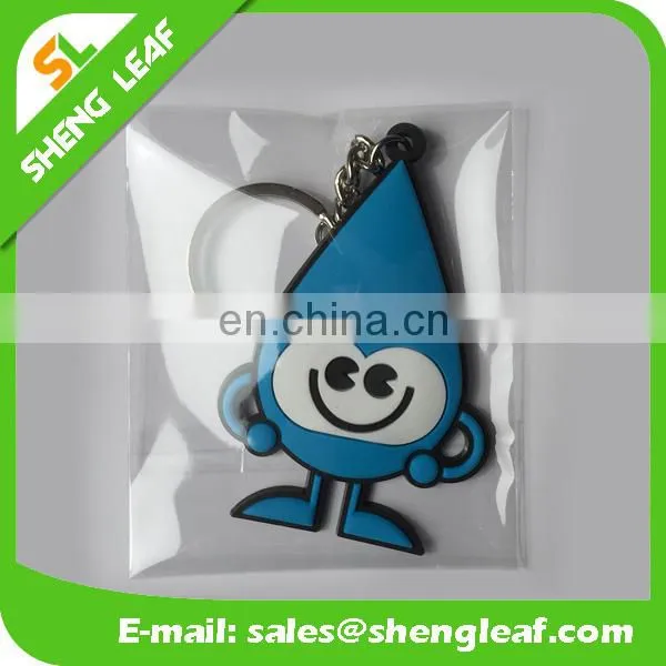 Fashion Promotional Custom Shaped Soft Pvc Rubber Keychain photo-3