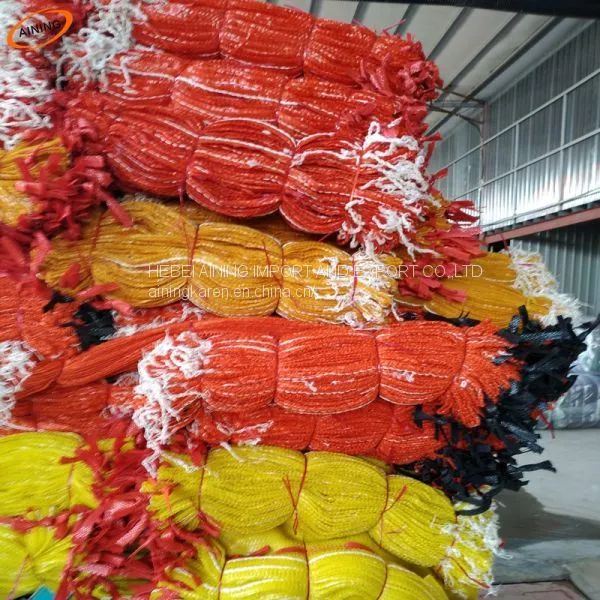 Packing PP Vegetable Net Bag / Potato Garlic Fruit Orange Firewood Mesh Bag / Onions Bags photo-5