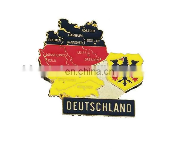 Fine Quality Customized Metal Map Fridge Magnet for Promotion photo-2