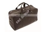 EBC Lelany Black PU Leather Tote Bags With Belt Infront