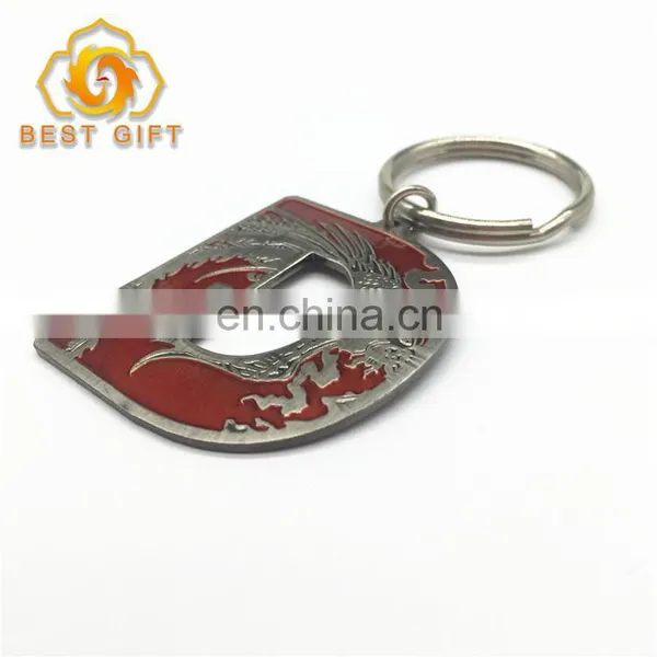 Professional Design Hot Selling Plating Color Metal Keychain photo-4