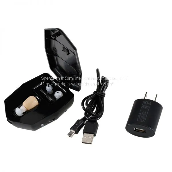 ZhongDe Rechargeable Mini Hearing Aids Hearing Amplifier ZD-900B Ear Sound Amplifier Hearing Aids Rechargeable Hearing a photo-2