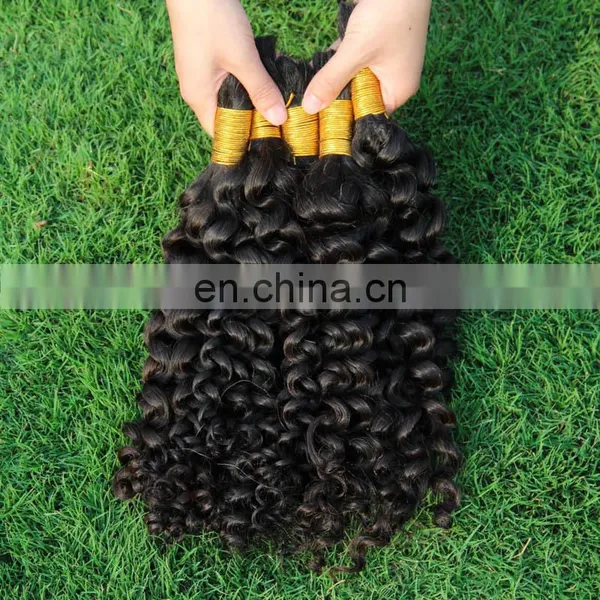 10-34inch 8A Unprocessed Brazlian Virgin Hair Kinky Curly Human Braiding Hair Bulk Brazilian Human Hair Afro Curly No Weft photo-4