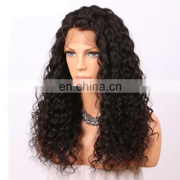 Wholesale Price Customized Curly Virgin Brazilian Hair 360 Lace Frontal Wig photo-3