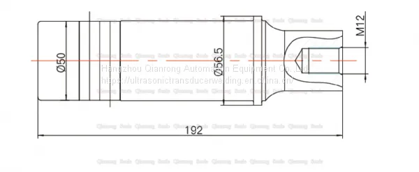 24Khz Ultrasonic Stepped Column Transducer With 4pcs Ceramics CE Certification photo-2