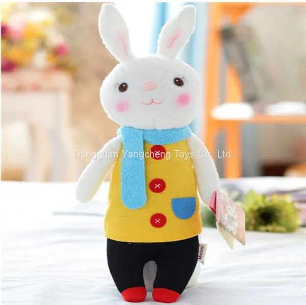 The New Big Ears Cute Little White Rabbit Stuffed Toy to Draw a Kind of Professional Custom Production Processing photo-2