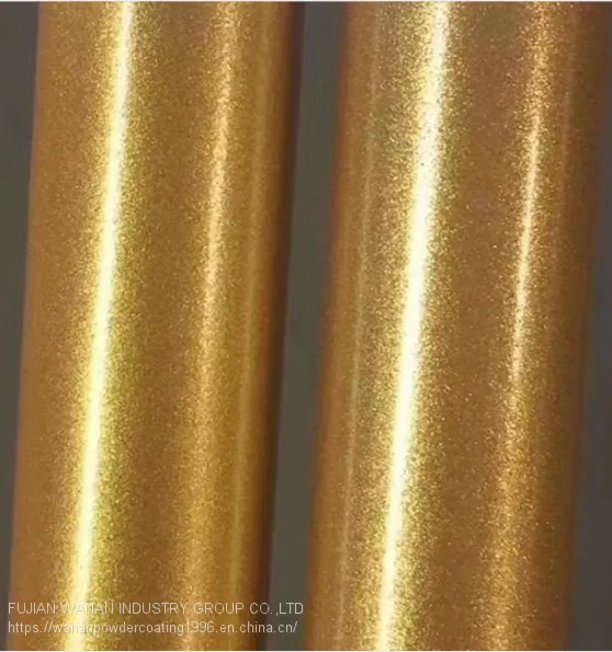 GOLDEN METALLIIC POWDER COATING photo-2