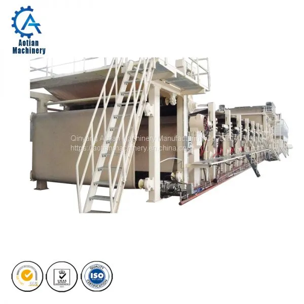 Corrugated Cardboard Coating Paper Machine Corrugated Machine From Waste Paper photo-5