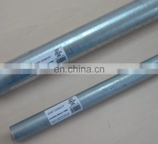 Hot Dip Galvanized Tubo Conduit Emt With One Coupling and One Plastic Protector photo-5