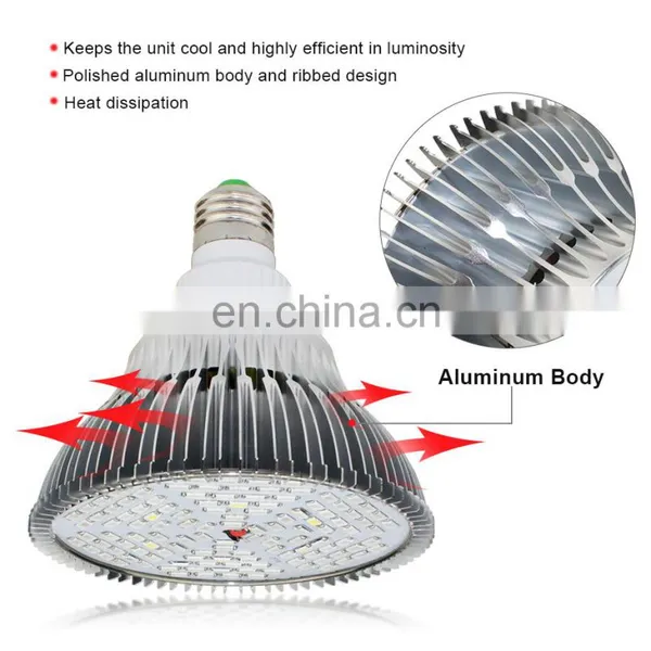 10W 30W 50W 80W Full Spectrum Led Grow Light For Hydroponics Flowers Plants Vegetables photo-4