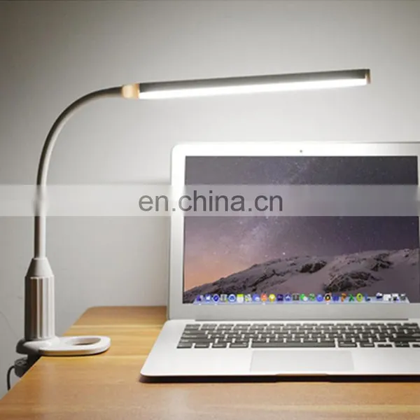 Eye Protection Desk Clip USB Rechargeable Bedside Modern LED Read Table Lamp photo-2