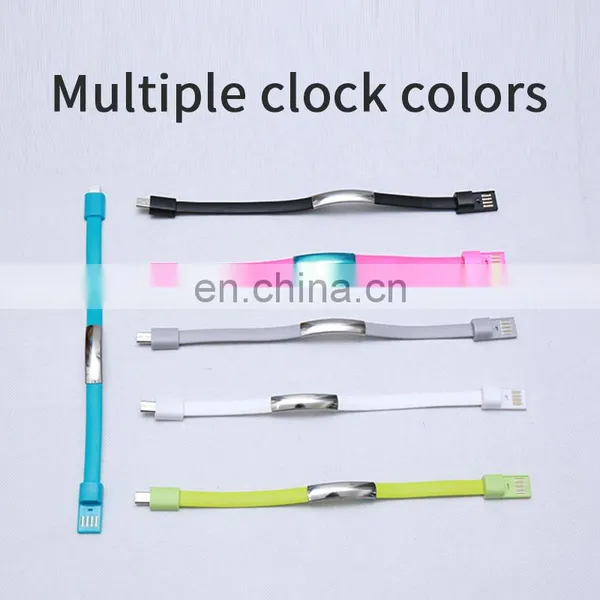 2020 New Design Data Cable Bracelets Wholesale Fast Charging Micro USB Data Cable Mobile Phone Charger Data Line Bracelet Cable photo-3