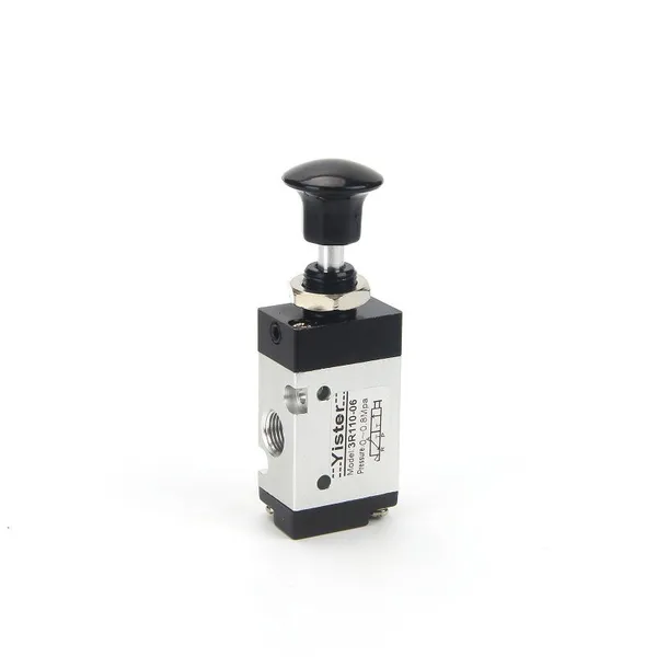 3/2 Way 1/4 3L210-08 Aluminum Pneumatic Hand Pull Valve 3R210-08 Manuel Control Valve photo-3