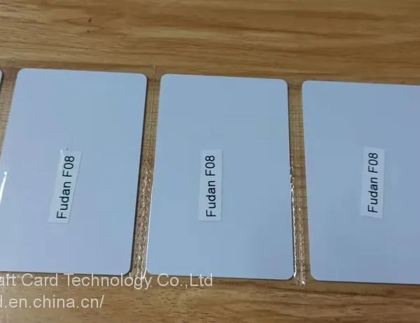 F08/Fudan FM11RF08 /13.56Mhz/High Quality/ISO Size（85.5*54*0.8mm）S50 PVC CARD/RFID Card photo-3
