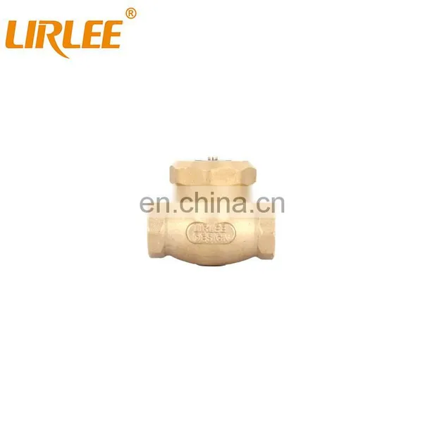 LIRLEE High Quality Factory Price Customized Industrial Non Return Brass Water Valve photo-3