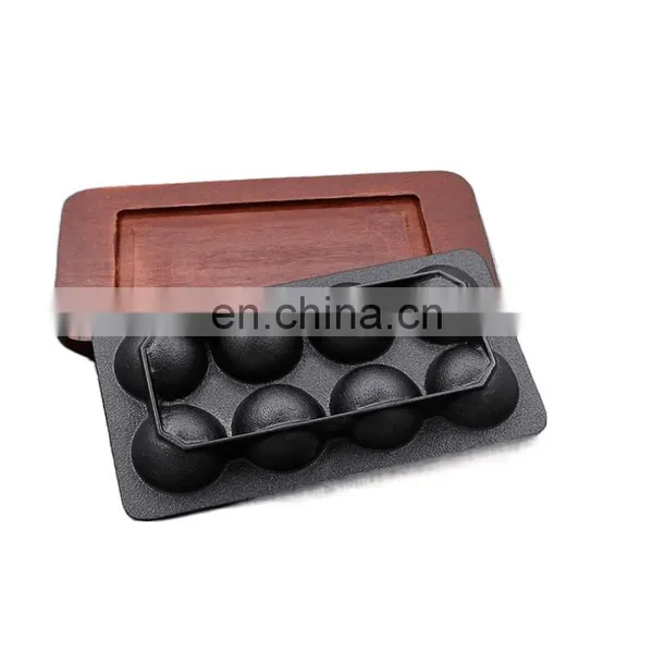Import Small Roaster Deep Fryer Sand Takoyaki Pan And Brush With Utensils photo-4