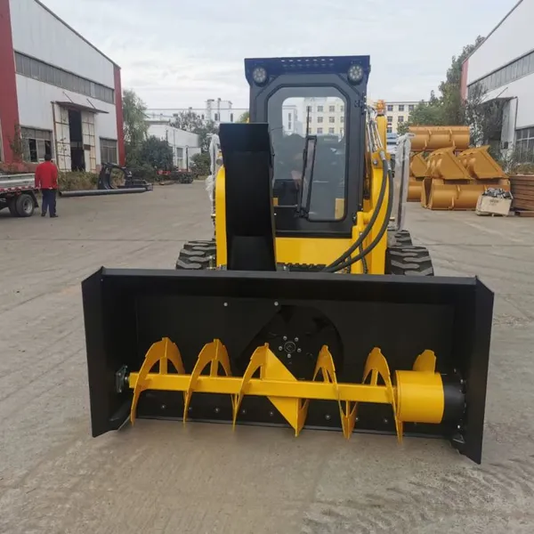 Bobcat Skid Steer Snow Blower Skid Loader Snow Thrower Attachments Made in China photo-3
