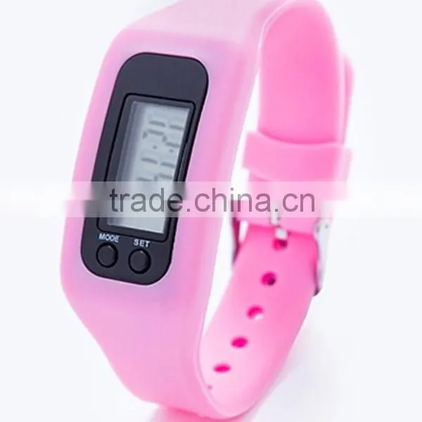 New Arrivals 2016 Fashion Children Silicone Pedometer Wrist Watches photo-5