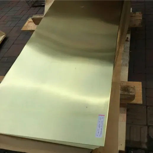 Factory Supply High Quality in Stock CW509L Brass Sheet Brass Plate photo-4